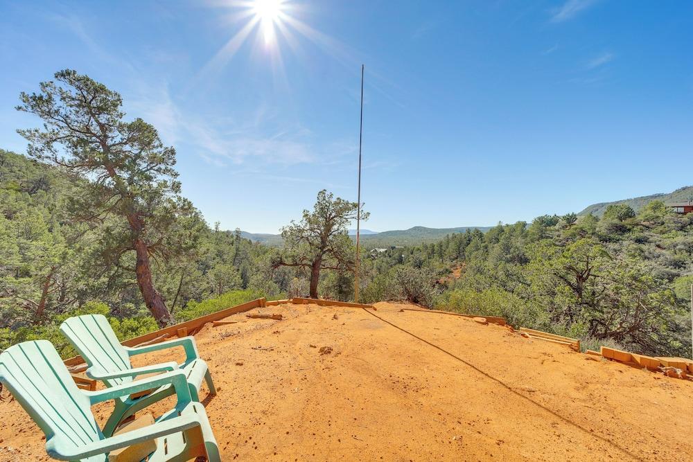 Pine Cabin w/ Wraparound Deck: 2 Mi to Trails!