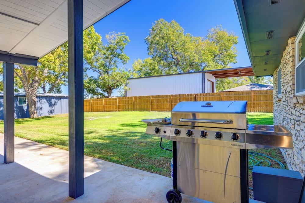 BBQ Ready + Fire Pit: Chic Johnson City Home