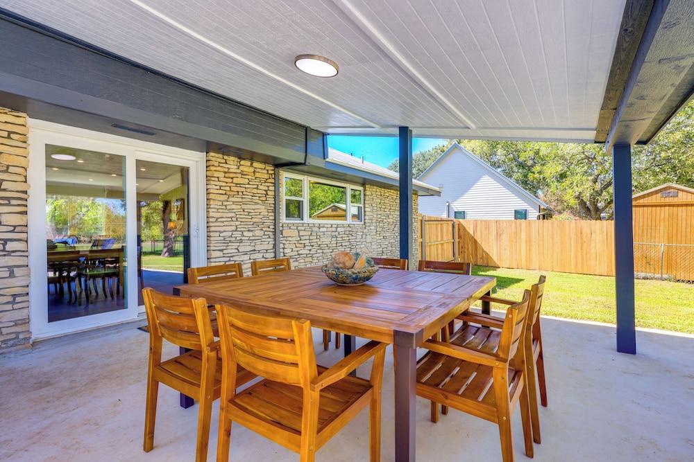 BBQ Ready + Fire Pit: Chic Johnson City Home