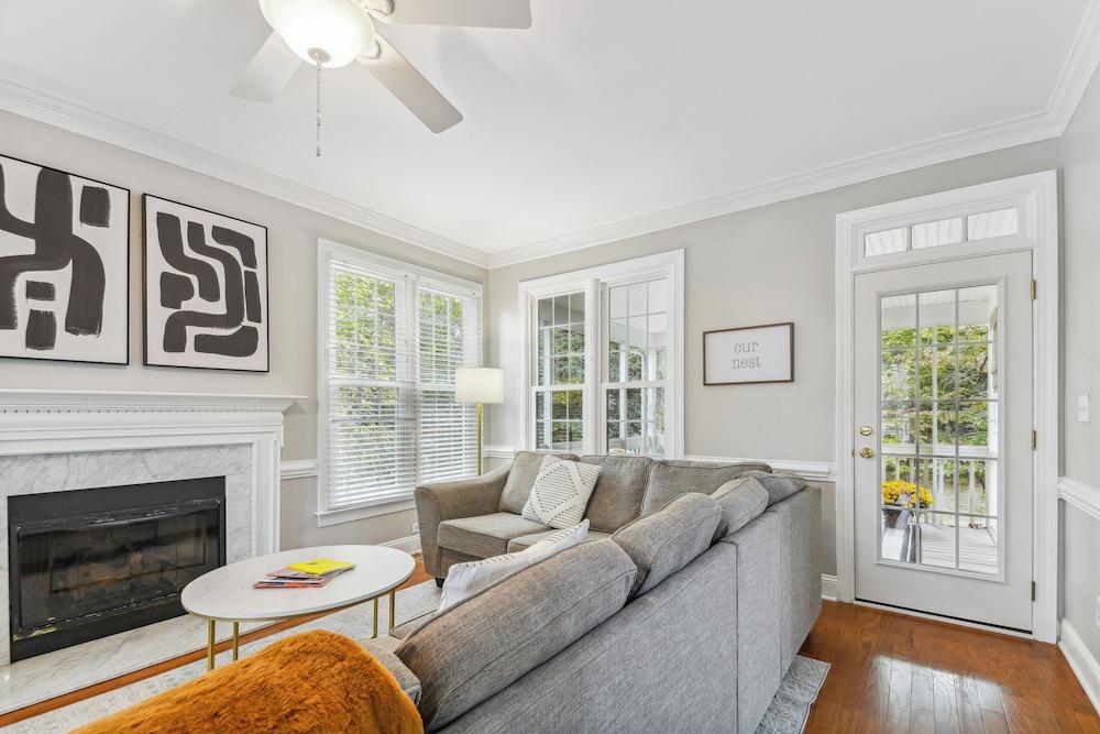 Bright Clayton Home With Screened Deck!