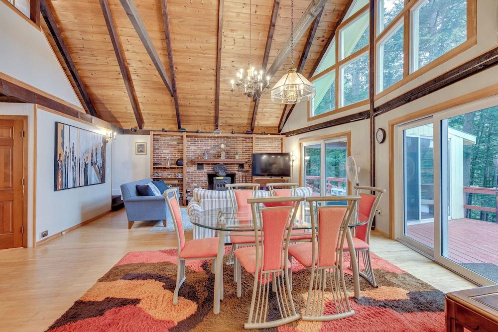 Waterfront Lake Arrowhead Cabin w/ Dock & Fire Pit