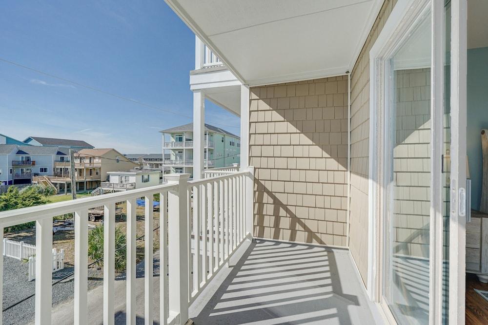 Steps to Ocean: Water-view Carolina Beach Unit!