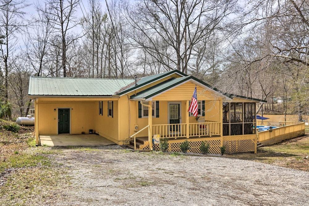Lakefront Sparta Home w/ Private Pool & Dock!