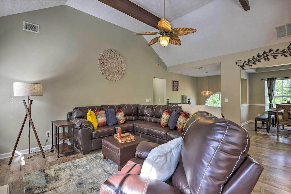 Charming Covington Home w/ Fire Pit + Game Room!