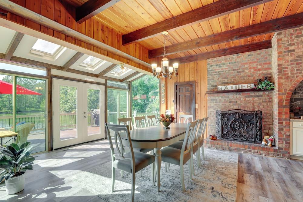 Lawrenceville Gem w/ Boat Dock on Private Lake!