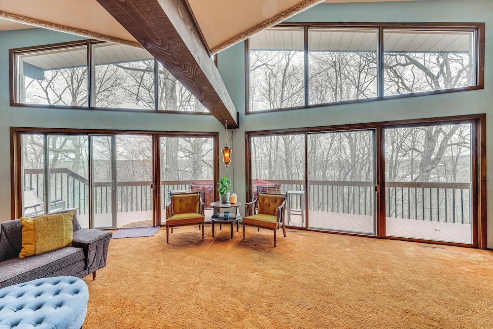 Eclectic Hubertus Home w/ Game Room & Fire Pit!