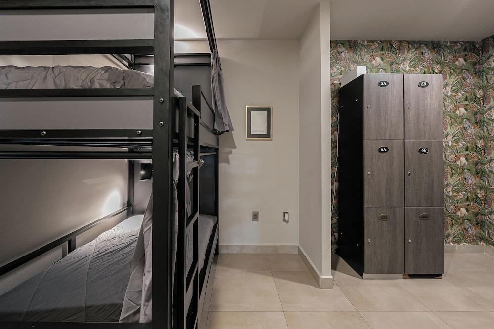 Bed in mixed room near Coyoacan