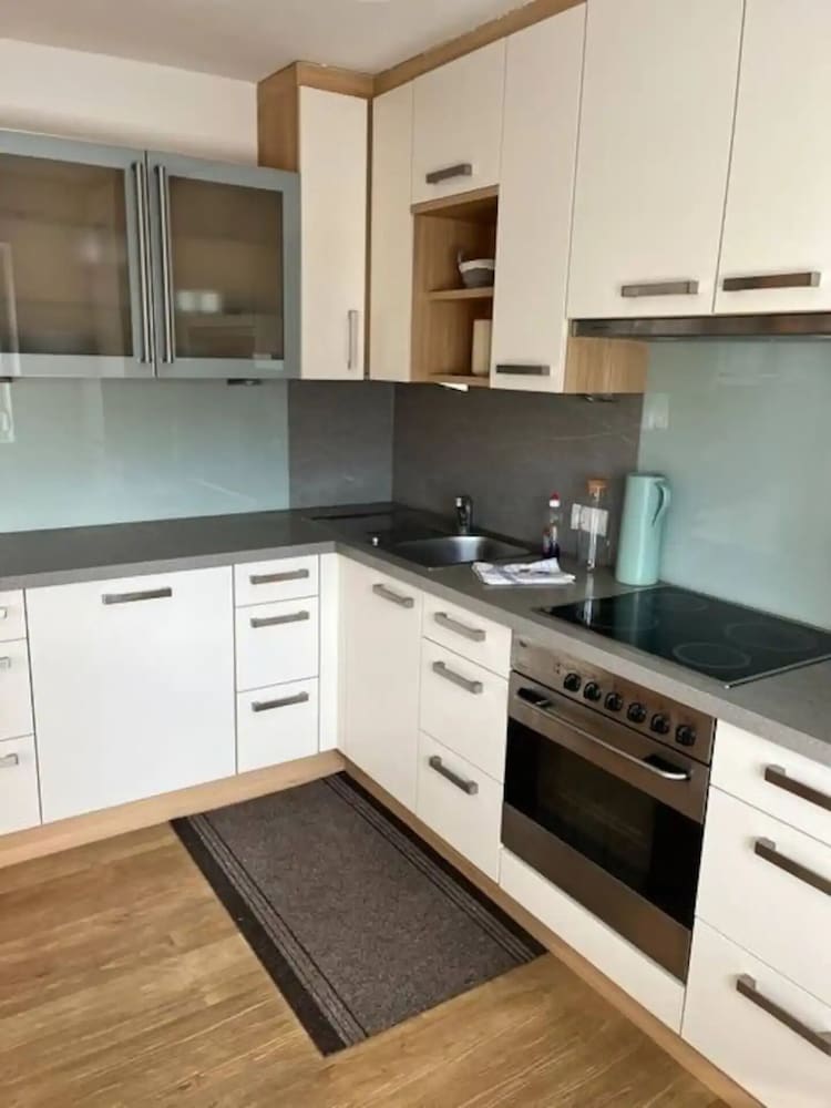 Apartment mit Gartenblick