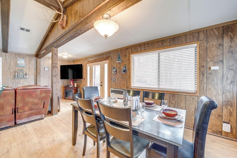 2 Fire Pits & Covered Deck: Cabin in Happy Jack!