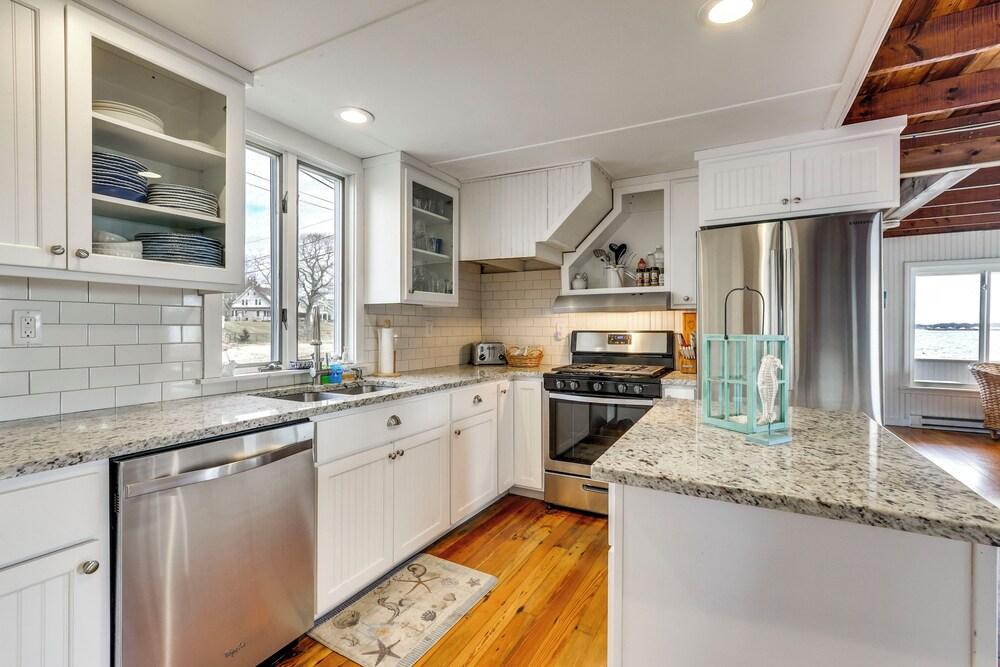 Dreamy Waterfront Westbrook Home on Private Beach