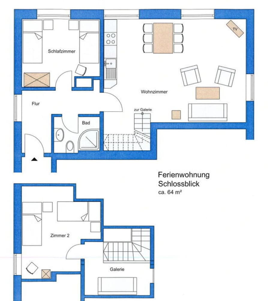 Holiday Apartment With Castle View