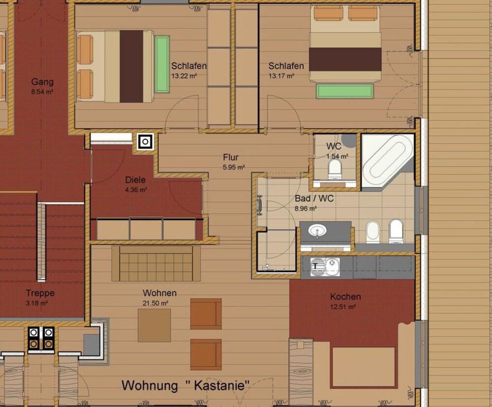 Chestnut in Chalet Bergerhoh