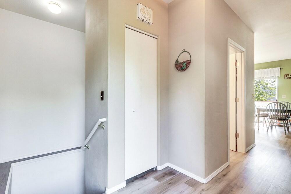 Harrison Home w/ Grill & Lake Views: Walk to Town!