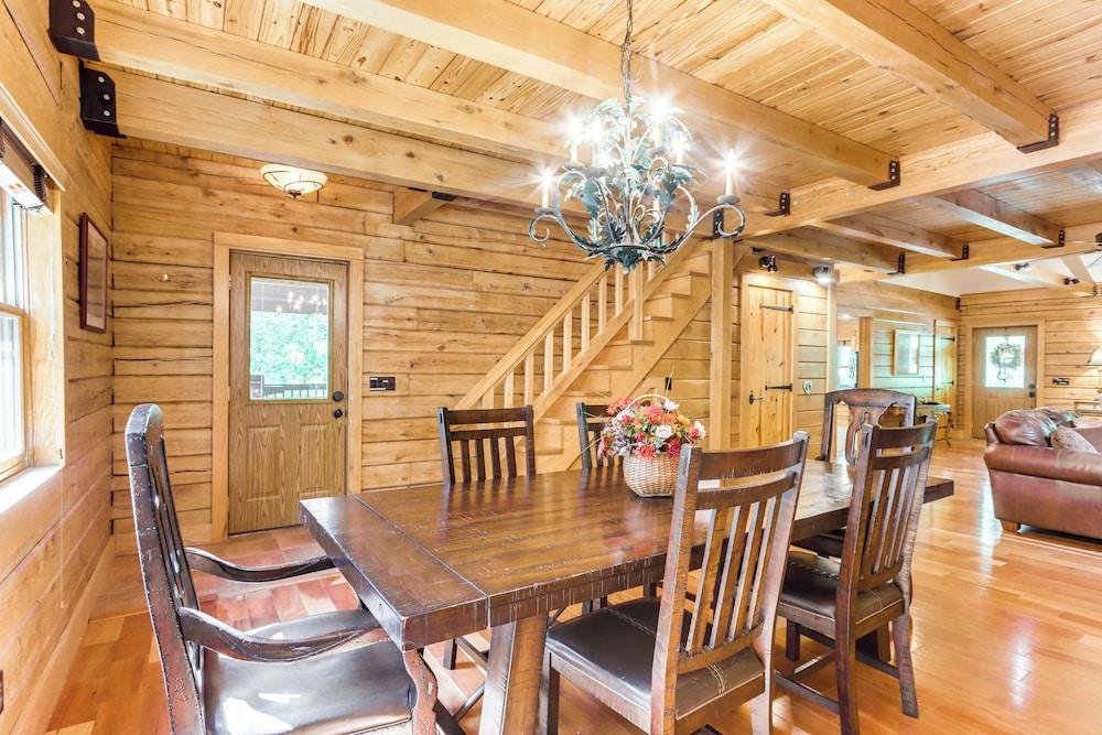 Rogers Cabin on 17 Acres w/ Wraparound Deck!