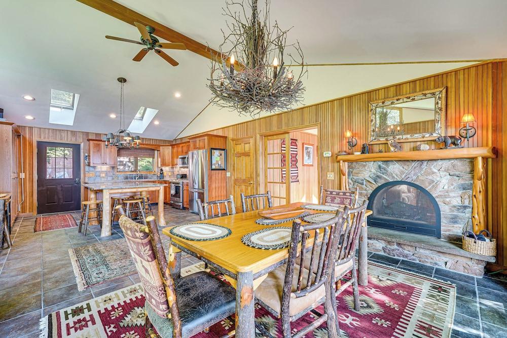 Waterfront Lake George Lodge w/ Boat Dock & Deck!