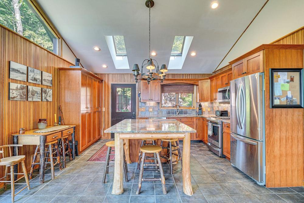 Waterfront Lake George Lodge w/ Boat Dock & Deck!