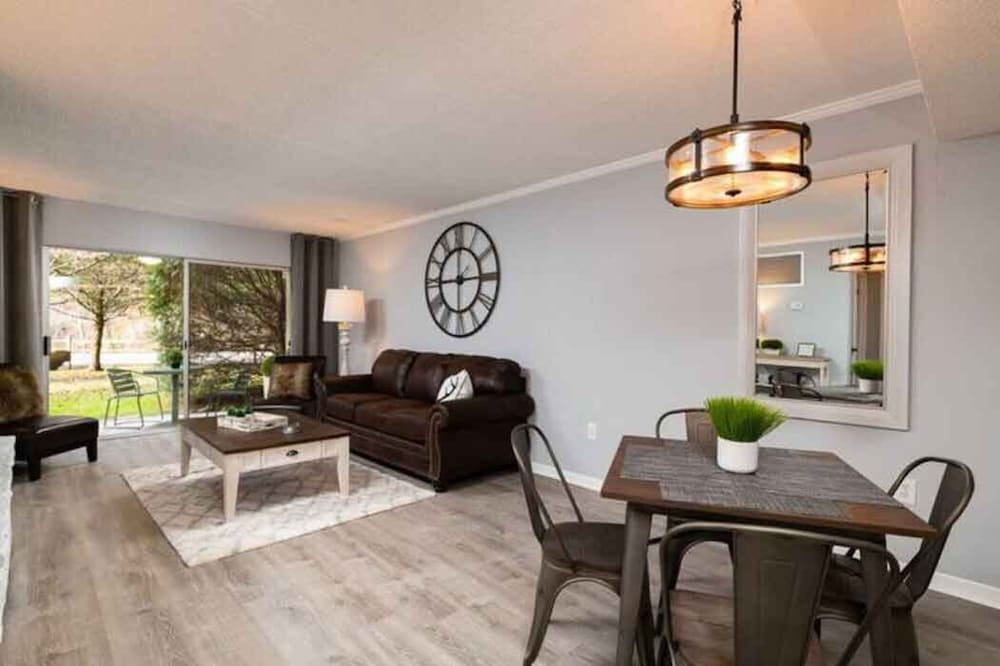 Newly Renovated Modern Deco Pool Fireplace