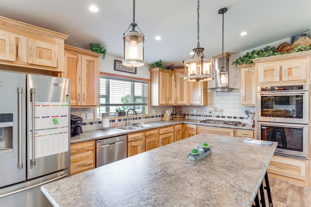 Mountain-view Retreat in Lander w/ Private Yard!