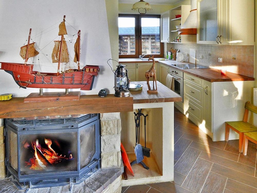 Holiday Home by Lake Rosnowskie With Boat