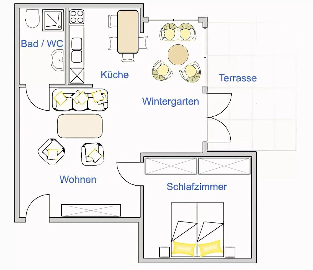 Schone Ferienwohnung mit Terrasse, Altenberg