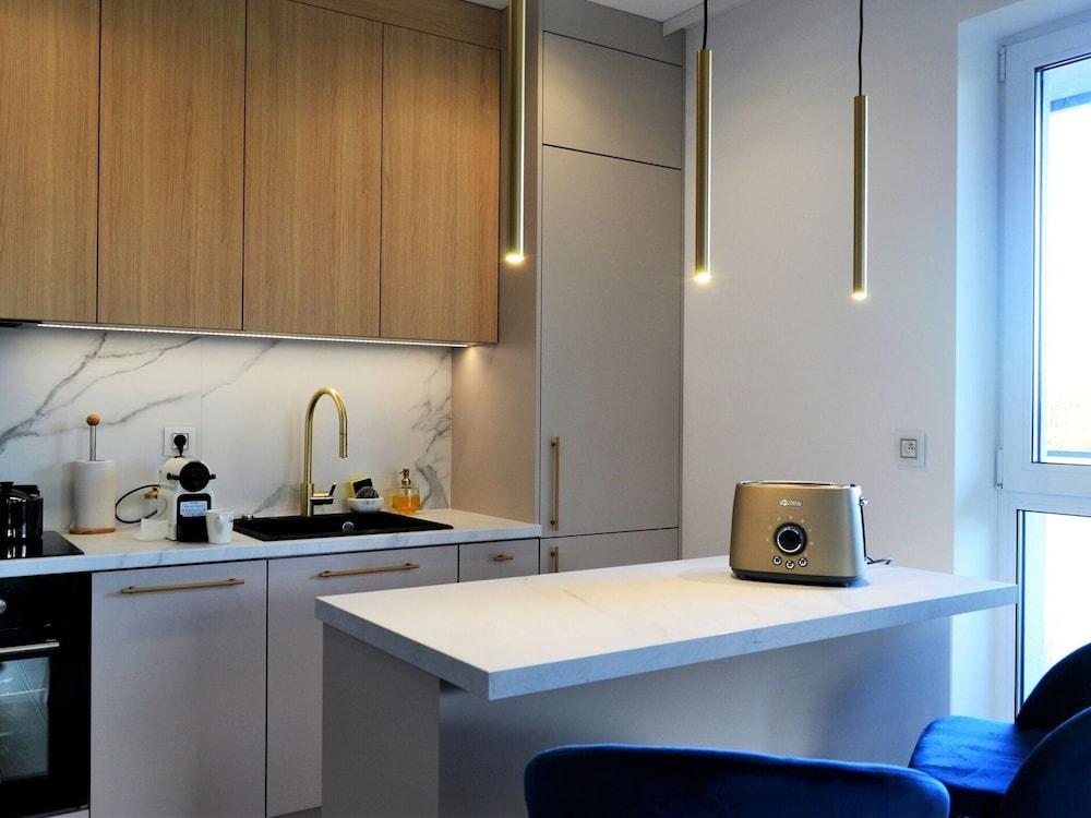 A Comfortable Apartment With a Swimming Pool and Sauna in Dziwnow for 4 People