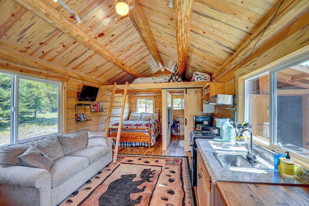 Trout Creek Tiny House w/ Mtn Views & Fireplace