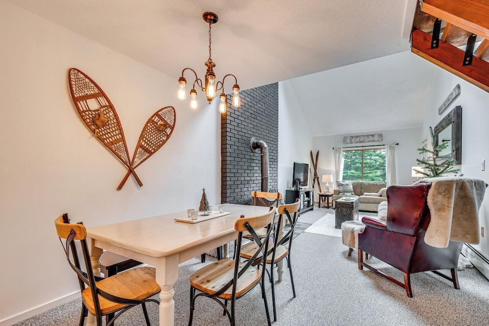 Bartlett Condo: 1 Mi to Attitash Mountain Resort!