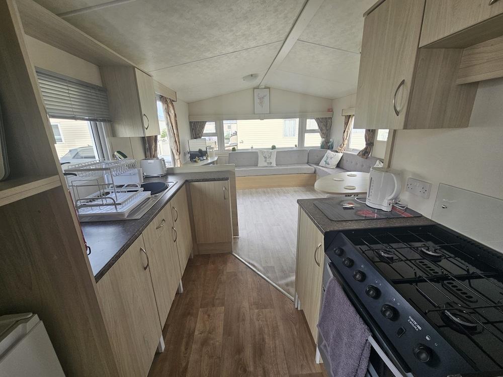 Ruby a Modern Caravan in Rhyl