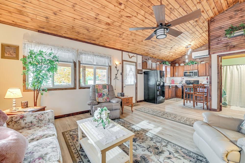 2 Mi to Lake Champlain: Cabin w/ River Access!