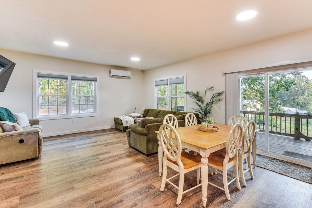 Lake-view Home in Statham w/ On-site Fishing