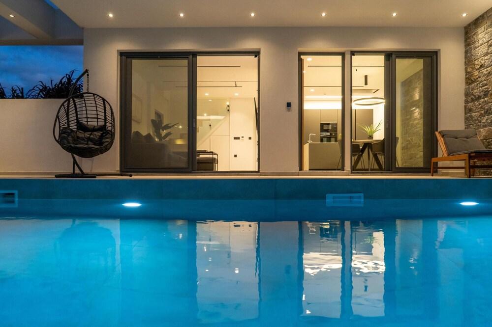 Aethra Deluxe Villa With Pool 700m From Beach