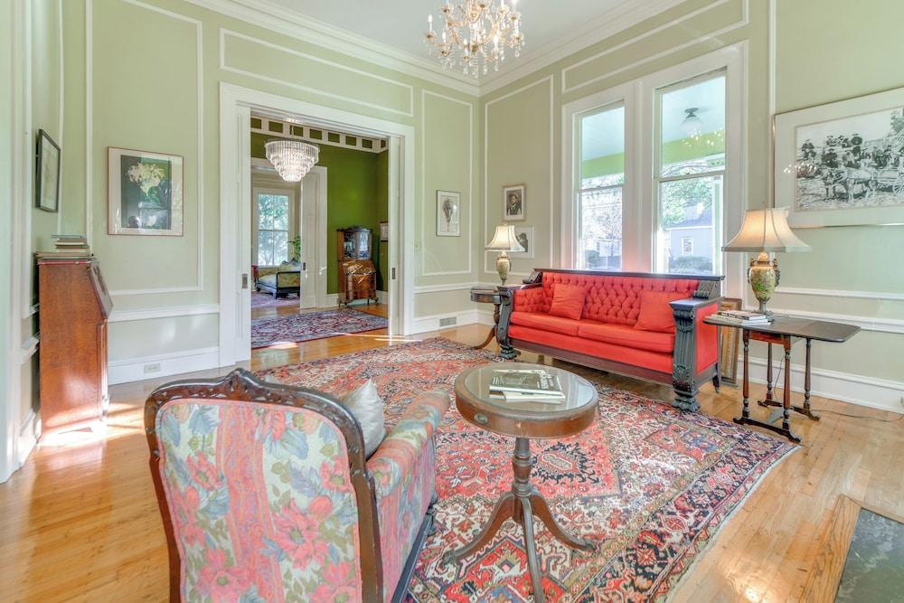 Ornate Victorian Home w/ Courtyard & Fire Pit!