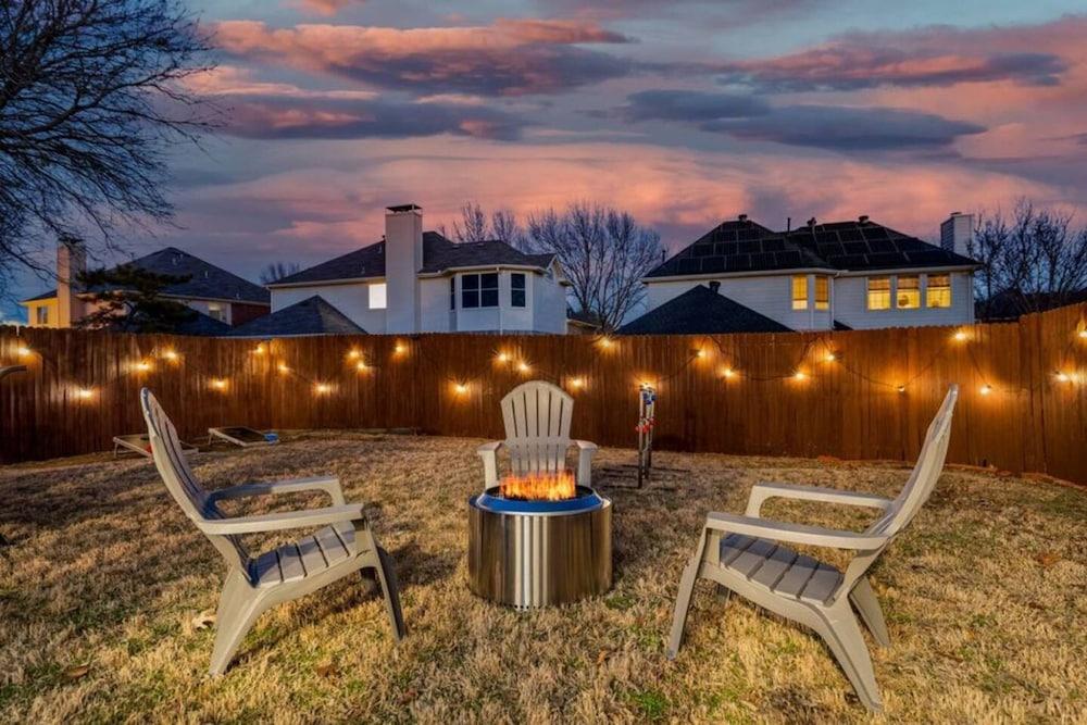 Stylish One Level Home Ping Pong Foosball Yard