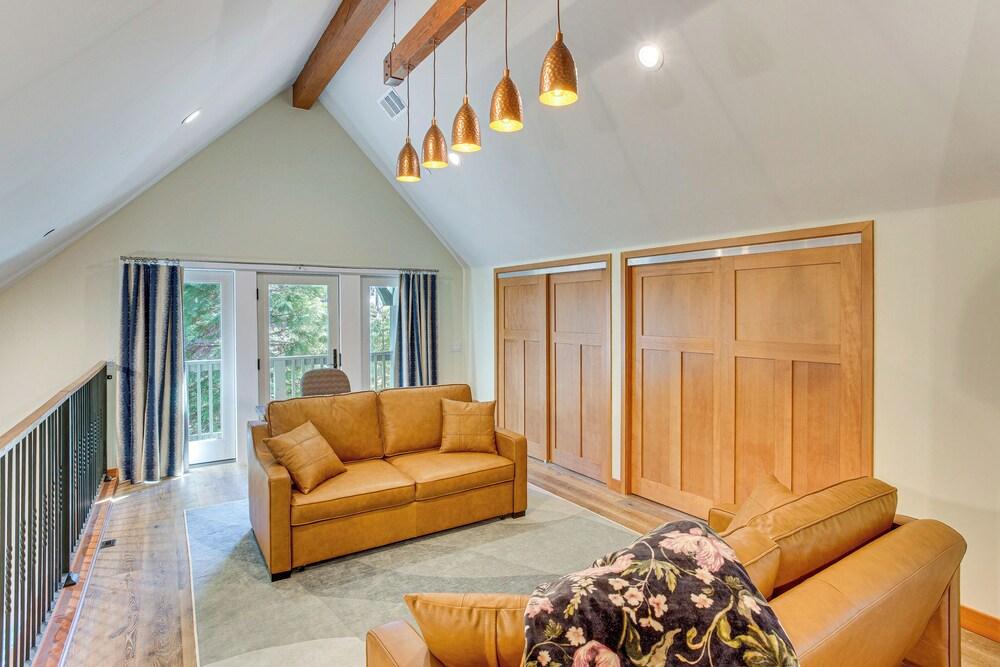 Game Room & Deck: Pet-friendly Lake Arrowhead Home