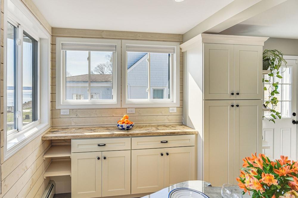 Dock, Sunrise View: Waterfront Home on Mt Hope Bay