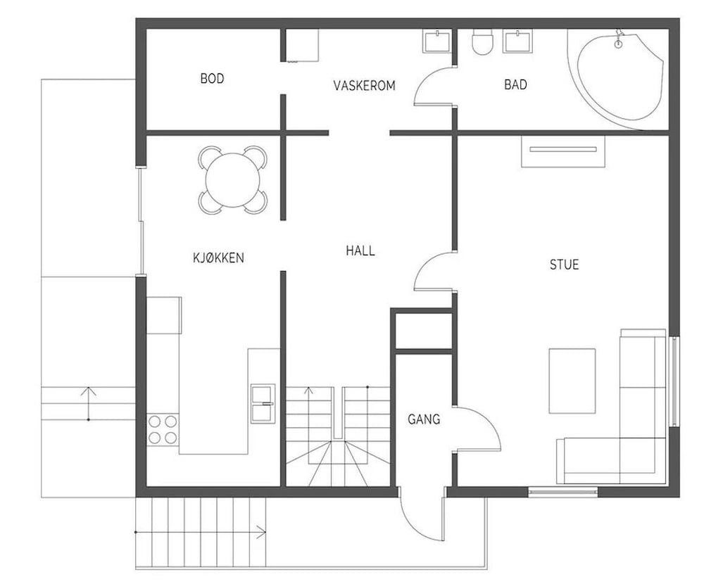 Large Single-family Home - Central in Voss
