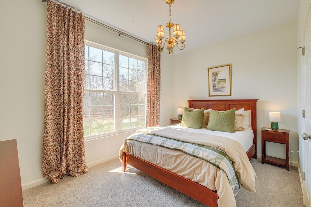 Private Deck & Views: Rural Virginia Escape