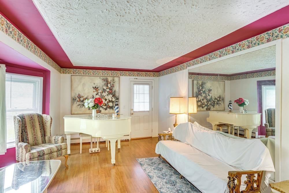 Lakefront Group Getaway w/ Dock in Baldwin!