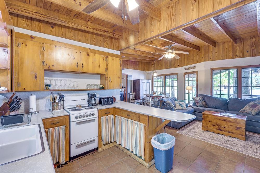 Dock + Stunning Views: Forested Lake Martin Cabin!