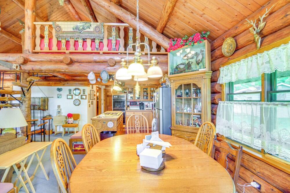 Lakefront Retreat w/ Dock & Yard in Remer!