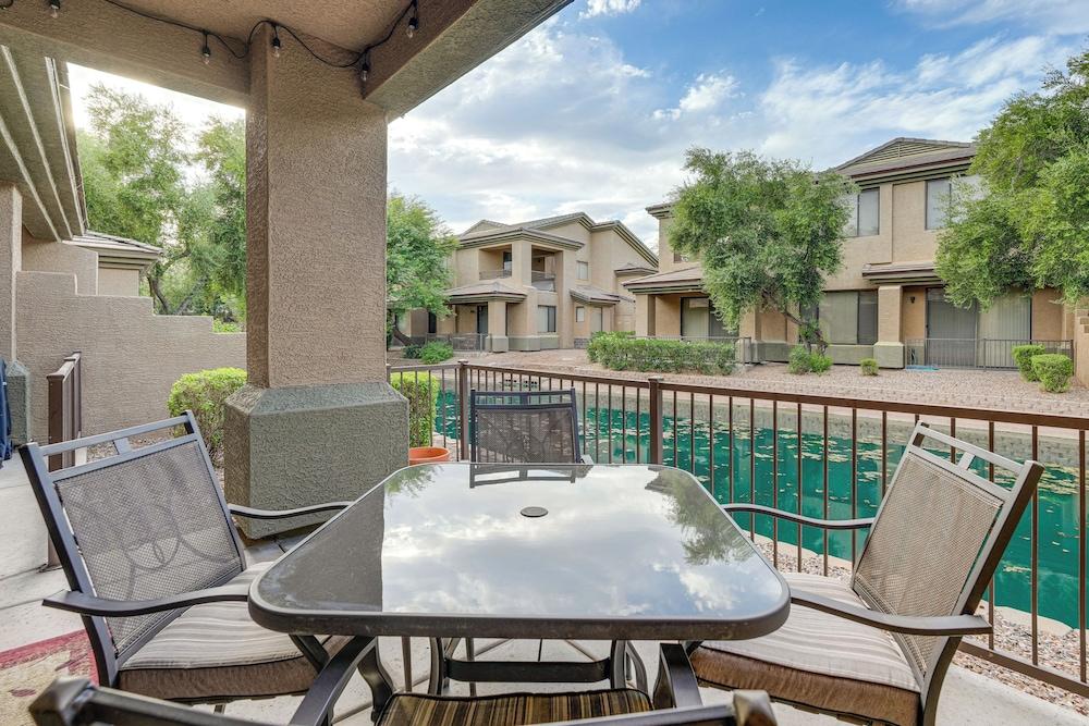 1 Mi to Golf: Lake-view Condo w/ Pool in Chandler!