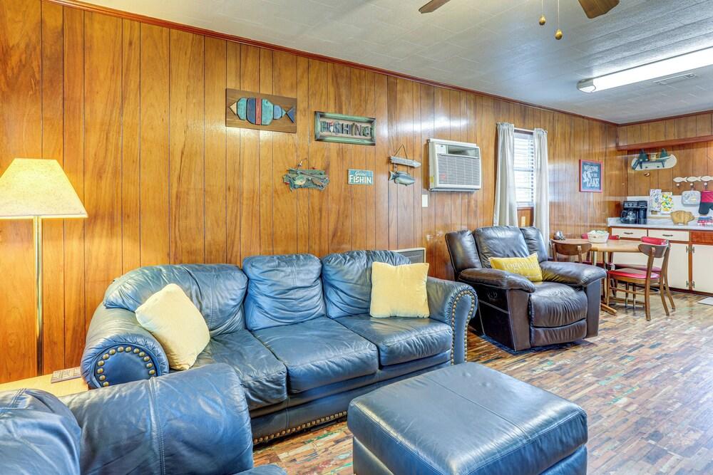 Shared Dock & Yard: Greers Ferry Lake Home!