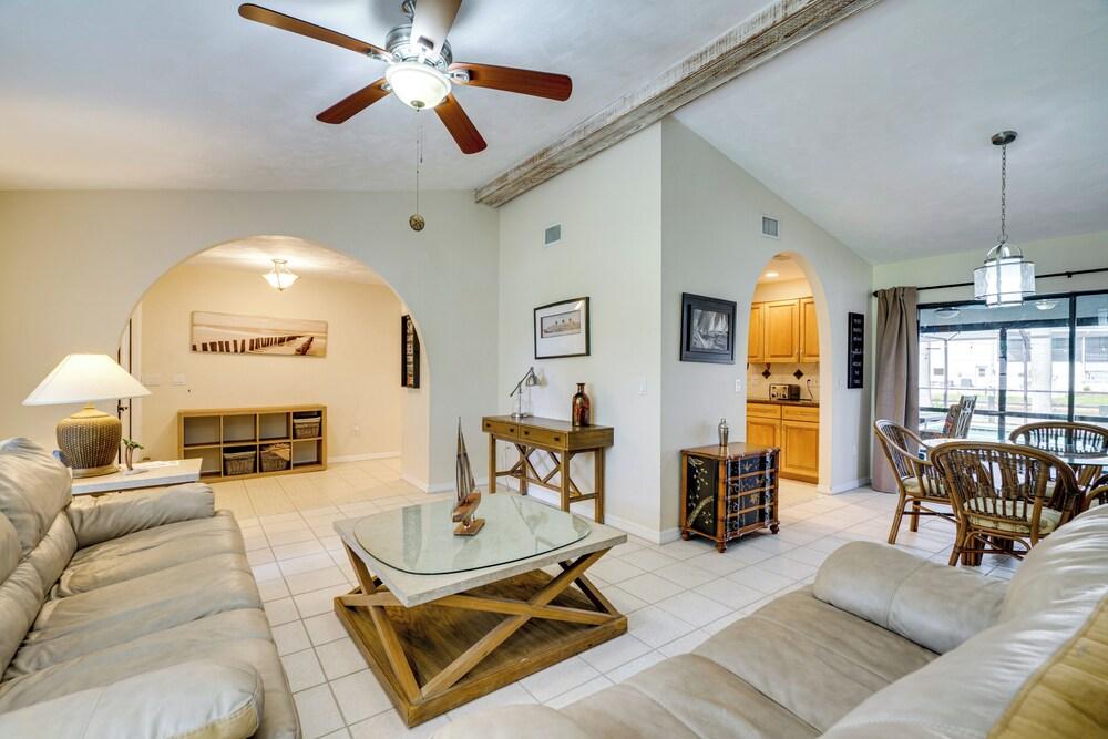 Canal-front Gem w/ Lanai & Dock in Cape Coral