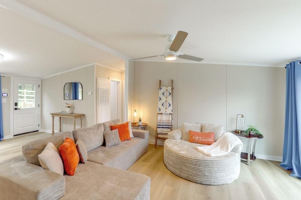 Deck w/ Mtn Views: Family-friendly Asheville Home!