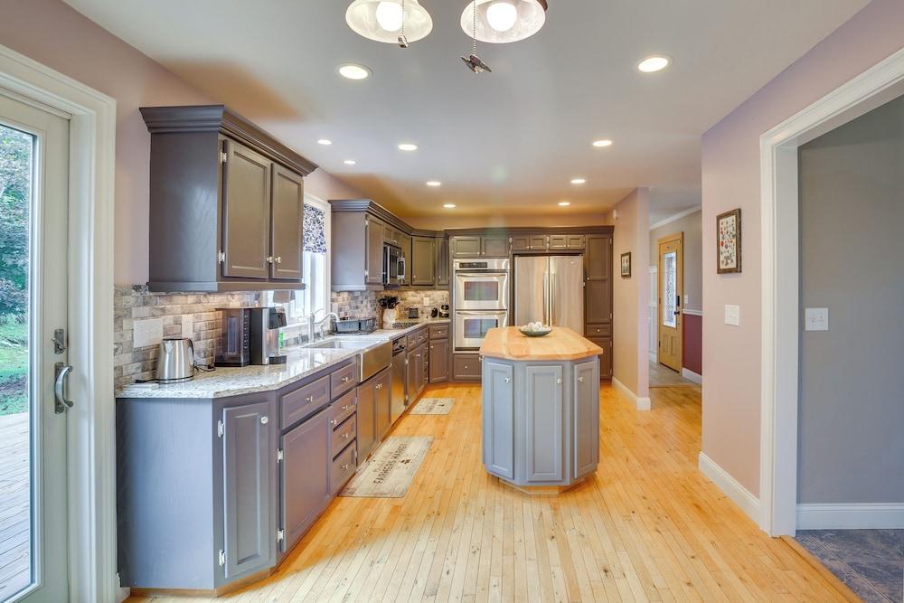 Outdoor Space w/ Stunning Views: New Milford Home!