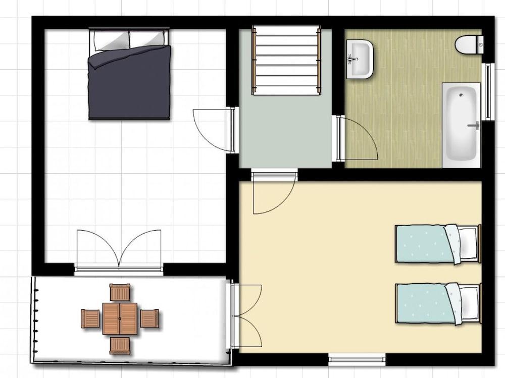 Andreas Beach Villa Large Private Pool Walk to Beach Sea Views A C Wifi Car Not Required - 1654