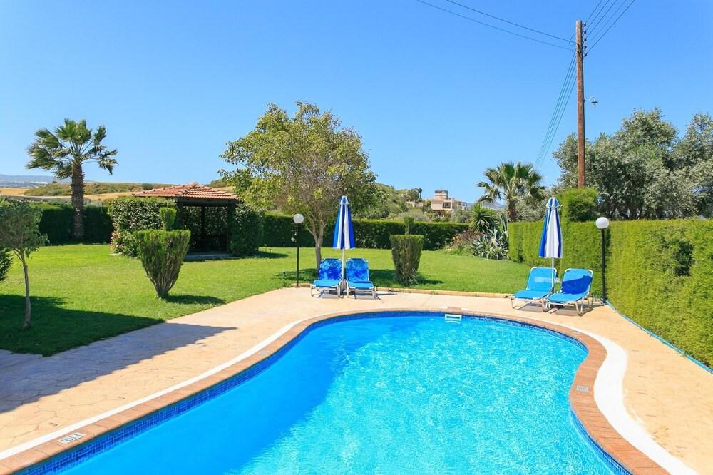 Villa Georgios Large Private Pool Walk to Beach Sea Views A C Wifi Eco-friendly - 2503