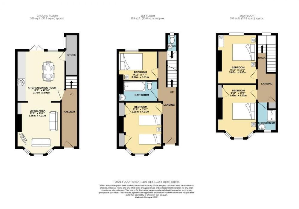 Hove Actually House - 4 Bedrooms - Garden
