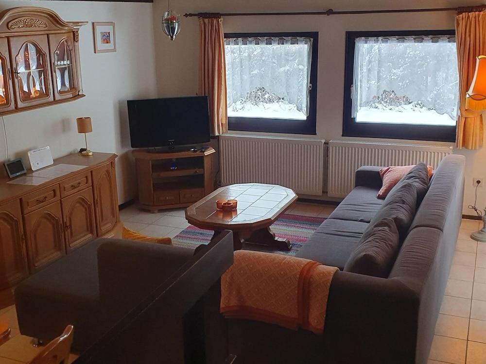 Ferienhaus mit Terrasse im Skigebiet