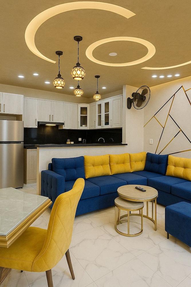 Beachfront Chalet in Porto Said With Pool & Gard